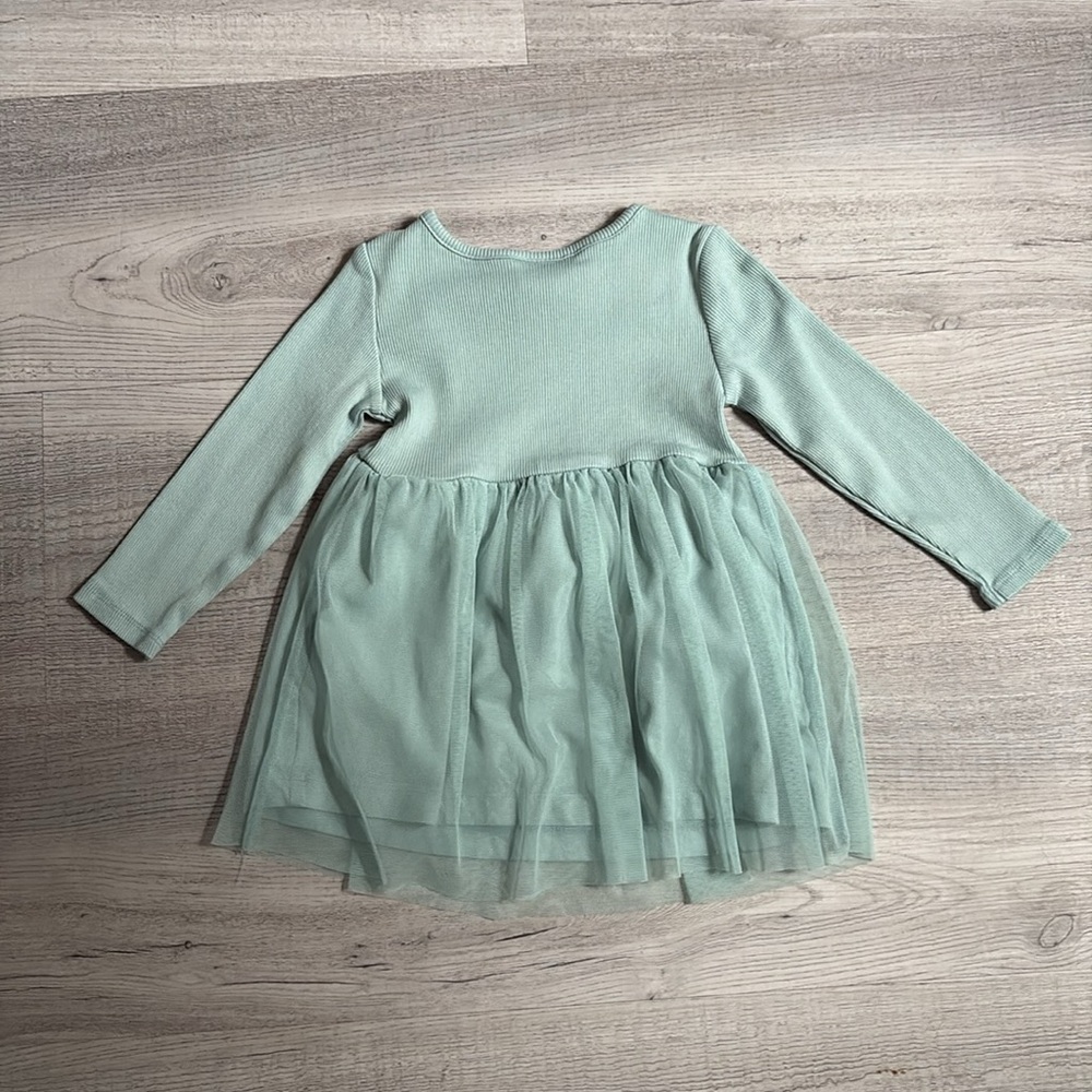 Carters Ribbed Tulle Dress - Picture 5 of 5